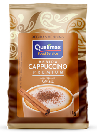 Cappuccino Qualimax Canela Premium 1kg